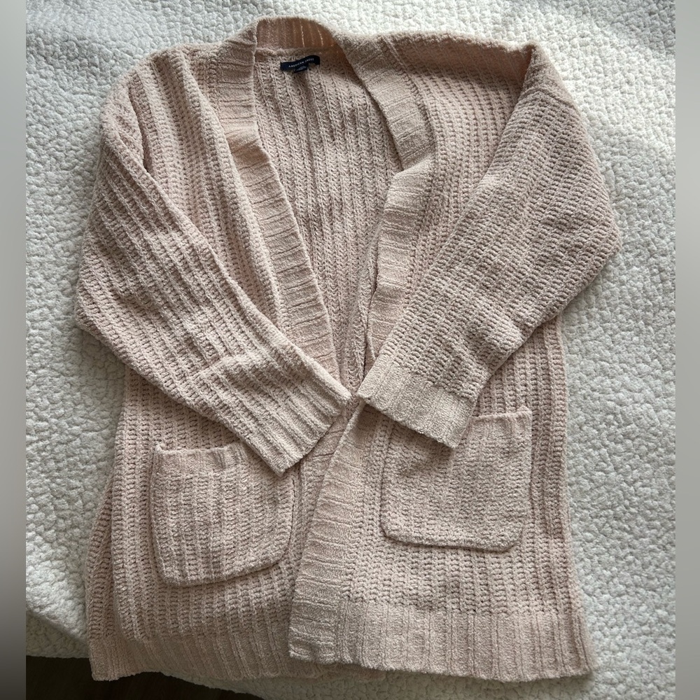 Pink Knit Cardigan